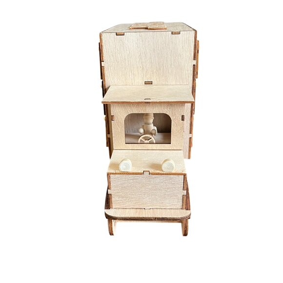 Hard to Find DIY Christmas Wooden Truck Advent Calendar NEW - Picture 5 of 8